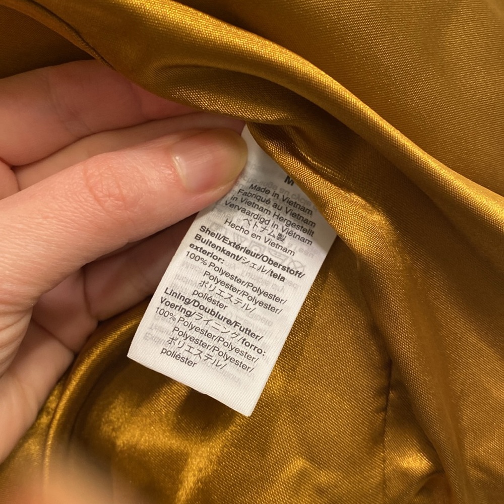 NWOT J.CREW Sherpa teddy bomber jacket in Golden Brandy - Picture 7 of 10
